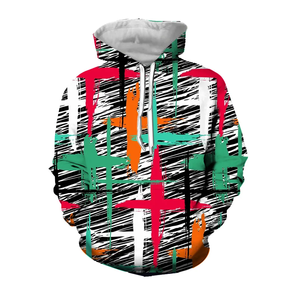 

Jumeast 3D Striped Printed Graphic Hoodies For Men Streetwear Vintage Hoody Yk2 Fall Aesthetic Clothing Harajuku Fashion Coats