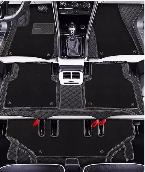 

Индивидуальные автомобильные коврики для Toyota Land Cruiser 300, 7 мест, 2026-2022. Качественные двухслойные ковры для LC300 2024.