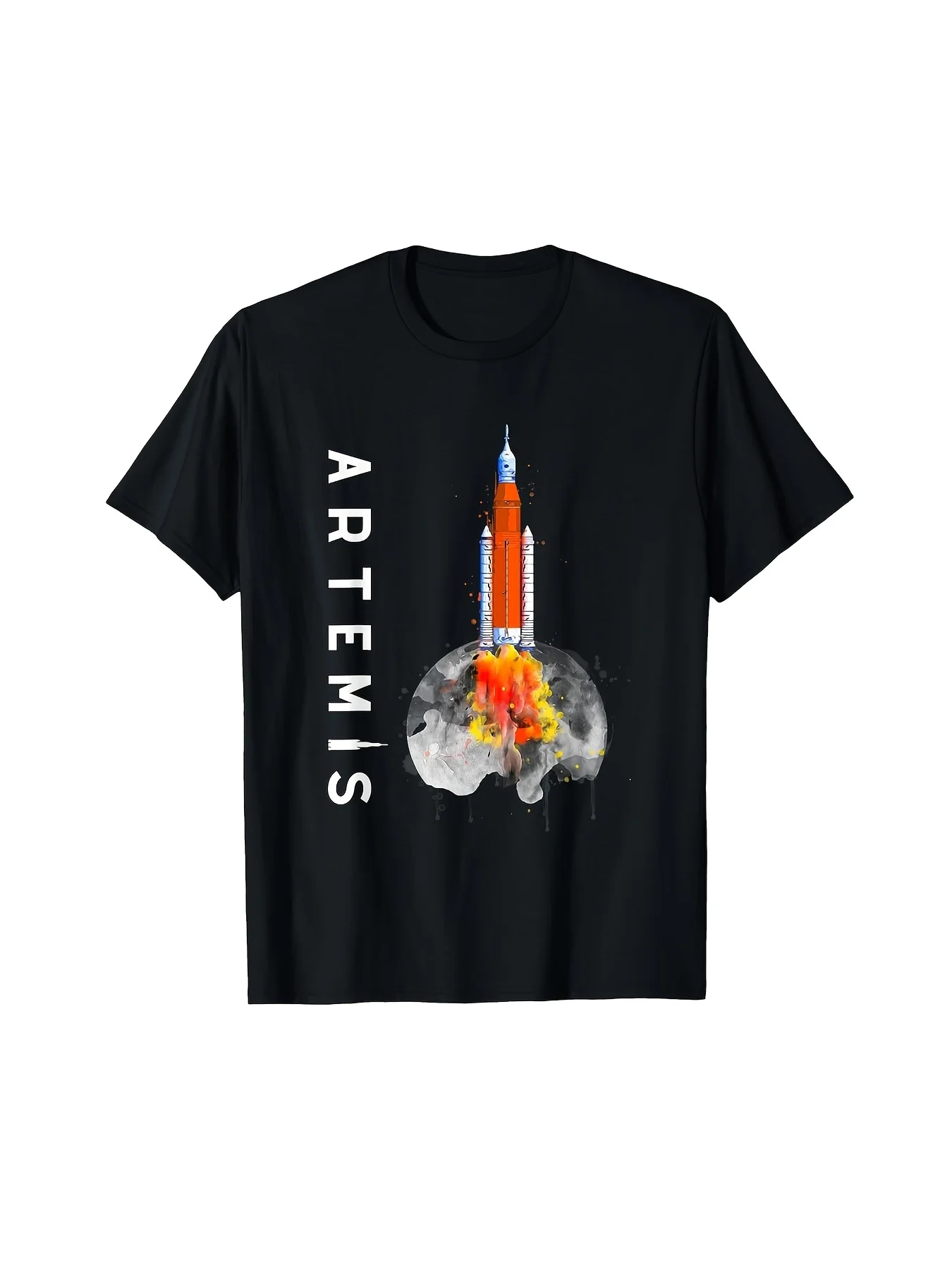 Artemis 1 SLS Rocket Launch Mission To The Moon And Beyond T Shirt Unisex Holiday Gift, Casual Outing, 2026 New Style T-Shirt 18