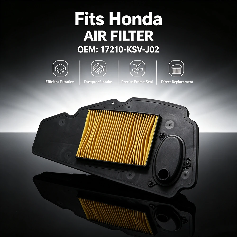 Motorcycle Air Filter For Honda NSS250 NSS 250 Forza EX MF08 MF 08 2005-2007 17210-KSV-J02