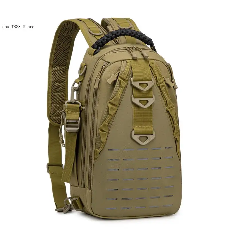 Outdoor Hiking Multifunctional Single Shoulder Crossbody Bag Travel Large Capacity Lightweight Backpack Man
