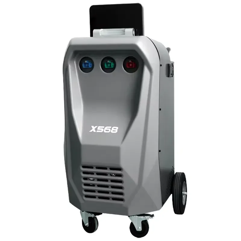 R1234yf Maquina Auto Air Conditioner Refrigerant Recovery Recharge Machine with Durable Plastic Housing and Digital Control