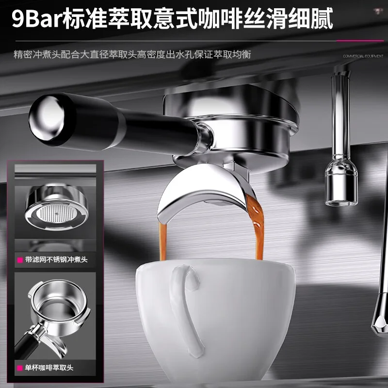 เครื่องชงกาแฟกึ่งอัตโนมัติแบบม - Coffee Tea Machine For Home บทวิจารณ์และราคา