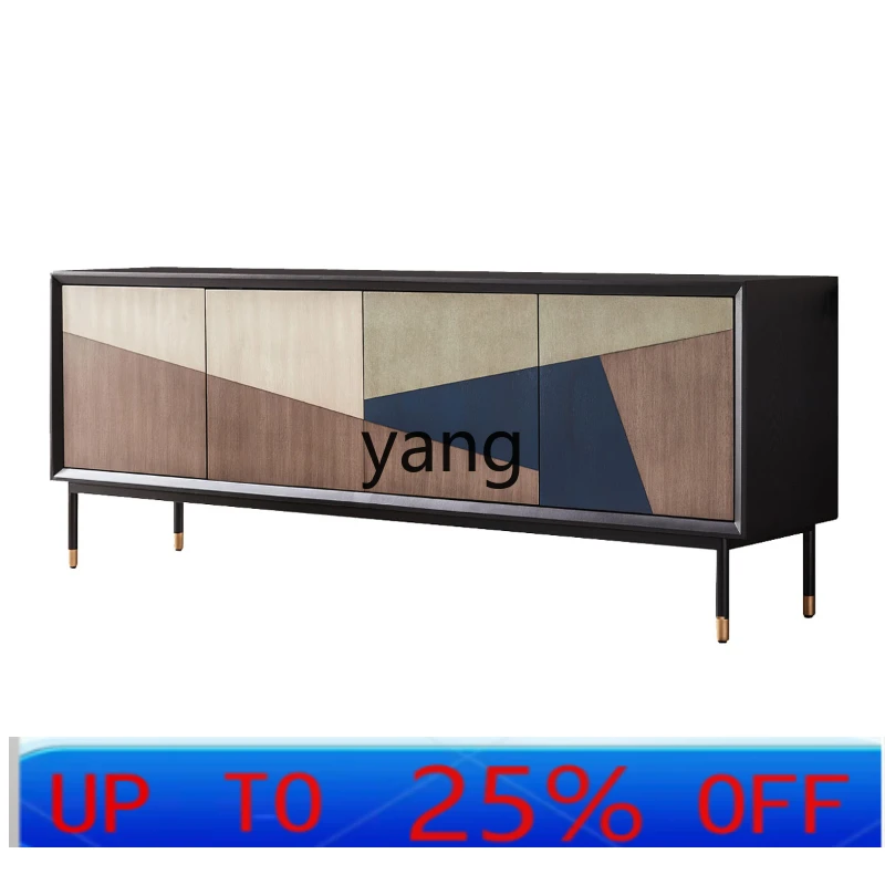 

LMMS тумба под телевизор из массива дерева, высокая черная гостиная, маленькая квартира, минималистичный напольный шкаф