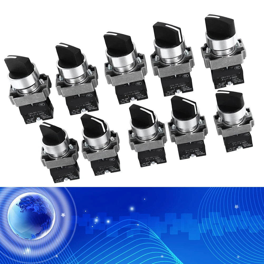 Self-locking Rotary Switch For Industrial Control IP40 Protection Rating 1 Million Cycles Lifespan For Power Tools