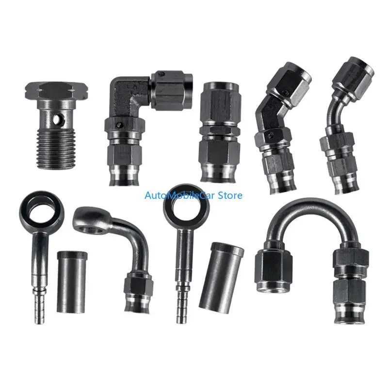 G8TE Universal Motorcycle Oil Hose End Fitting Oil Hose End Adaptor