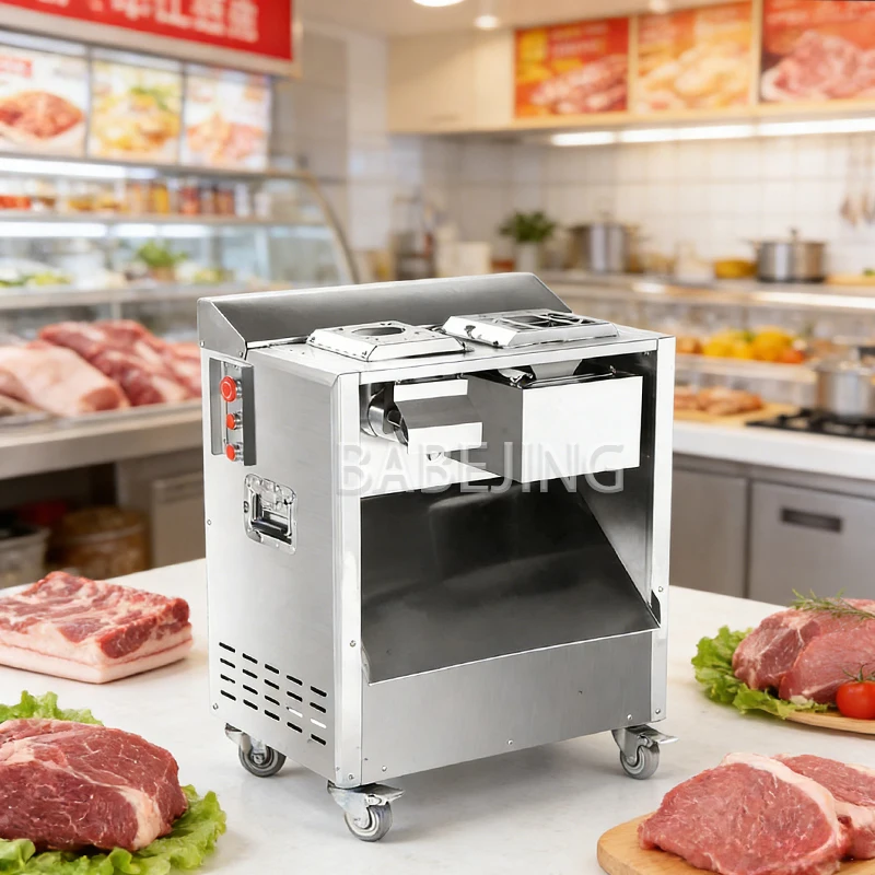 

Electric Meat Grinder Fresh Slicer Multifunctional Grinding Cutting Machine Detachable Blade for Kitchen Home Use