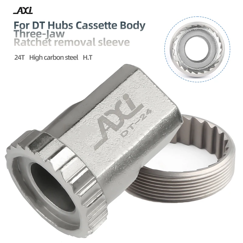 

Задняя ступица велосипеда AXI, инструмент для снятия гайки стопорного кольца с тремя собачками, инструмент для снятия 3 собаки, 24 т, инструменты для ремонта велосипеда для DT SWISS DT370