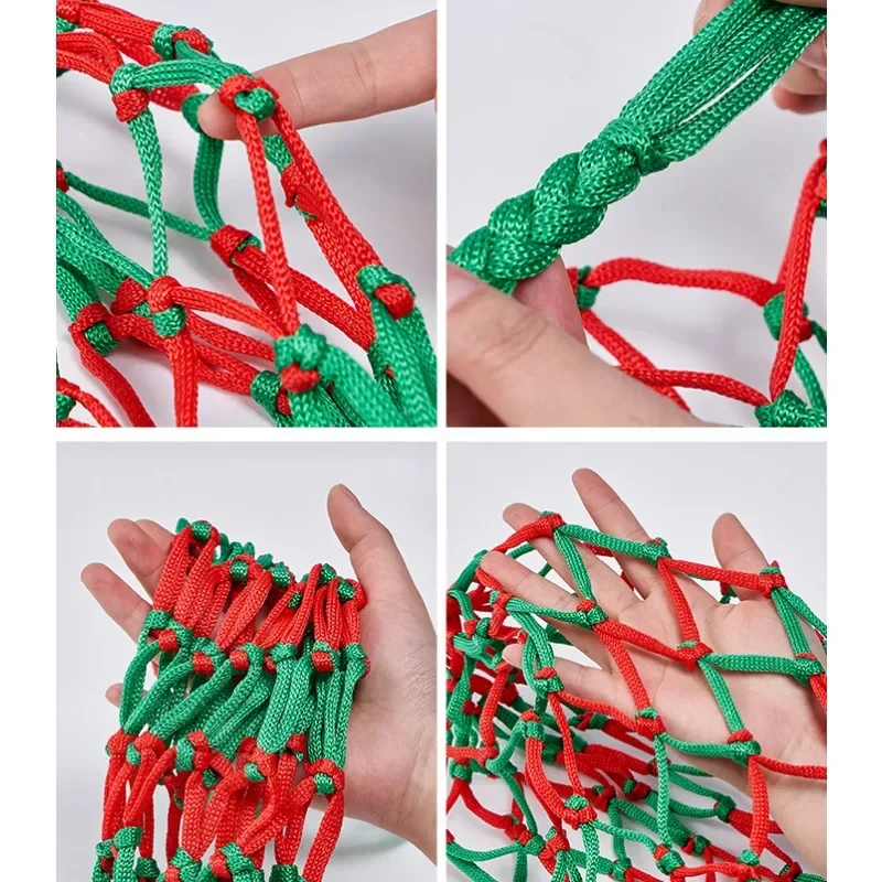 1 قطعة كرة السلة صافي حقيبة قوية المحمولة جريئة كثيفة حبل نايلون حماية البيئة المحمولة هدية الكرة إبرة الكرة لعبة كرة القدم