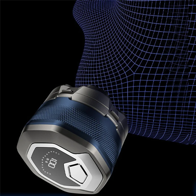 

INLIG-Titanium Electric Shaver - Men's Rechargeable Head And Face Shaver, Cordless Shaver, Hypoallergenic Wet And Dry Shaver