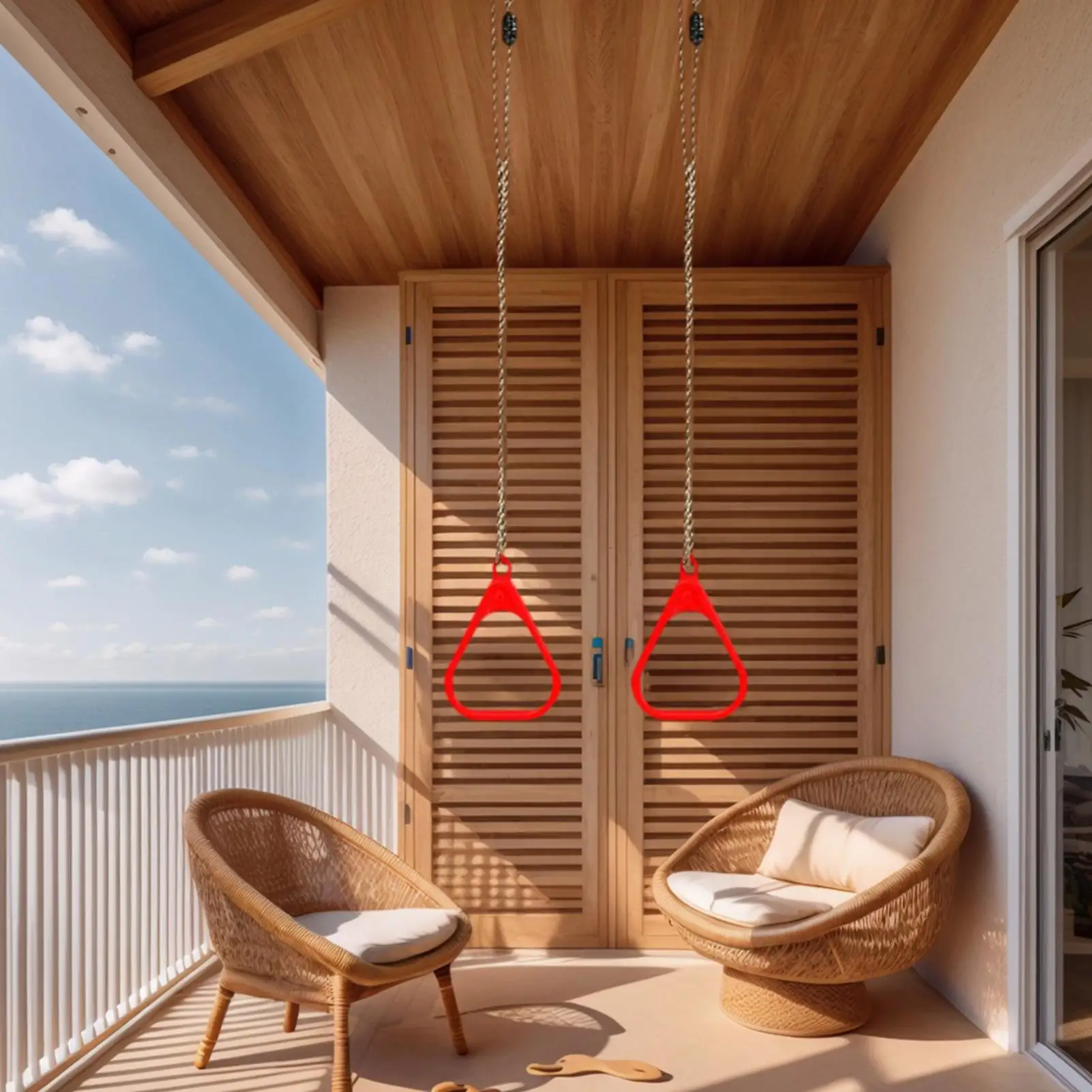 

Гимнастические кольца для детей, нескользящие регулируемые аксессуары для домашнего спортзала, тренировочные кольца для подтягивания всего тела для молодежи, мальчиков и девочек, детей