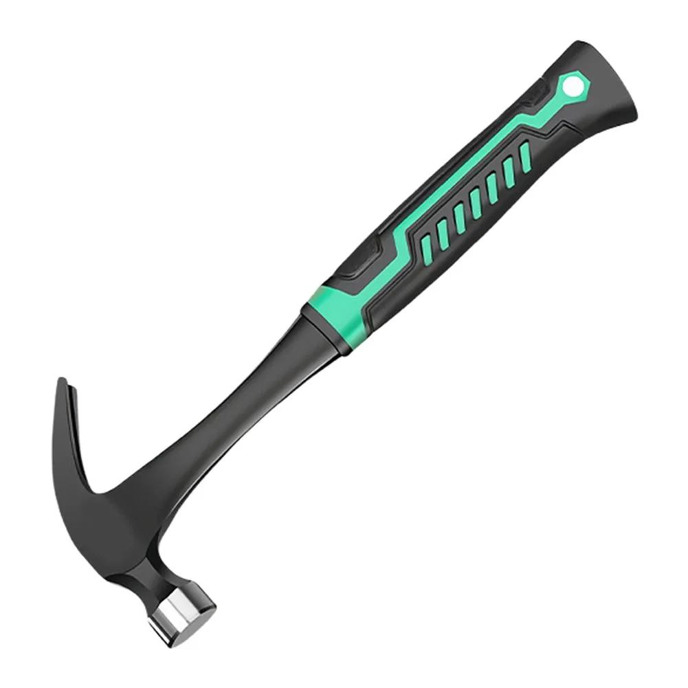 Claw Hammer Tool Geology Hammer For Outdoor Exploration 290mm Hammer High Carbon Steel Head V-shaped Claw Design