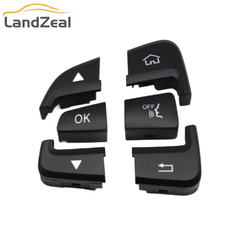 W205 Black/Silver/Moka Steering Wheel  Volume Phone Multi-Function Switch Buttons For Mercedes C GLC Class W205 14-18 W253 15-19 view 6