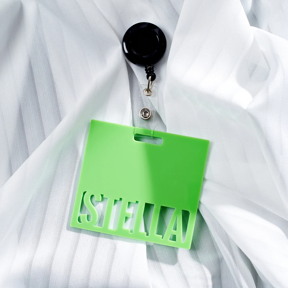Custom acrylic nameplates, personalized square nameplates, name acrylic nameplates, custom square nameplates, compact and portab