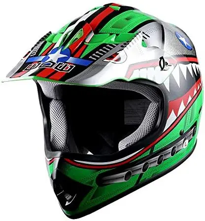 Youth Kids Motocross Helmet BMX MX ATV Dirt Bike Helmet Star Shark: HBOY