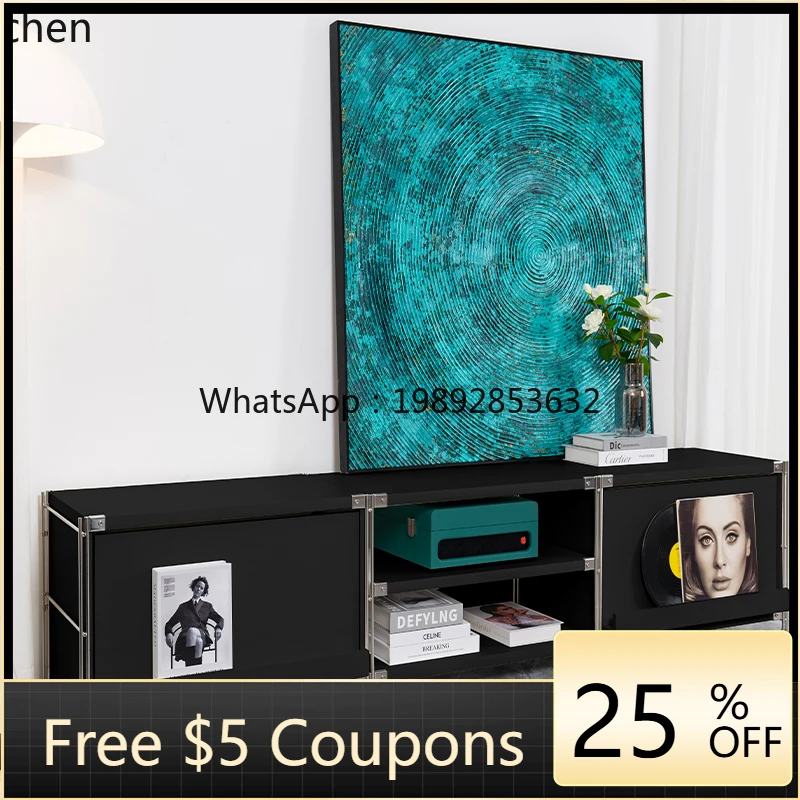 

Антикварный шкаф для телевизора от пола до потолка для гостиной, простая полка для хранения, комбинированный шкаф «сделай сам»