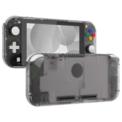 eXtremeRate Replacement Housing for Nintendo Switch Lite - Clear Black