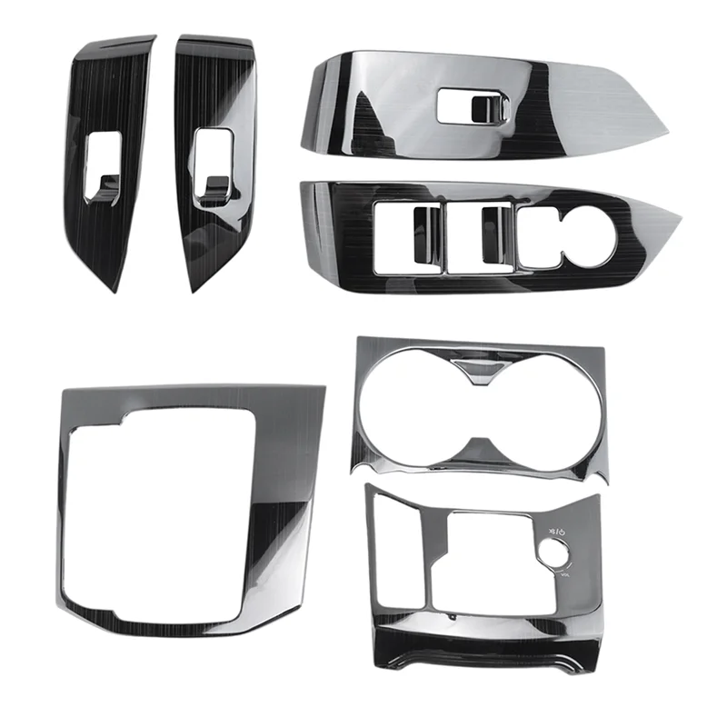 

Car Gearbox Window Switch Panel Set,Adjust Cover Trim Sticker Strip Car Decoration For Mazda Cx-5 Cx5 2017 2018 2019 Lhd