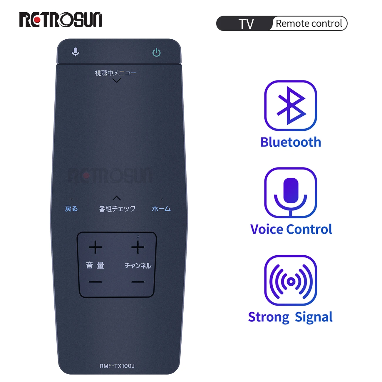 

Voice Remote Control RMF-TX100J For SONY TV RMF-TX100U RMF-TX100T RMF-TX100C RMF-TX100E KDL-50W808C KDL-50W755C KDL-50W805C