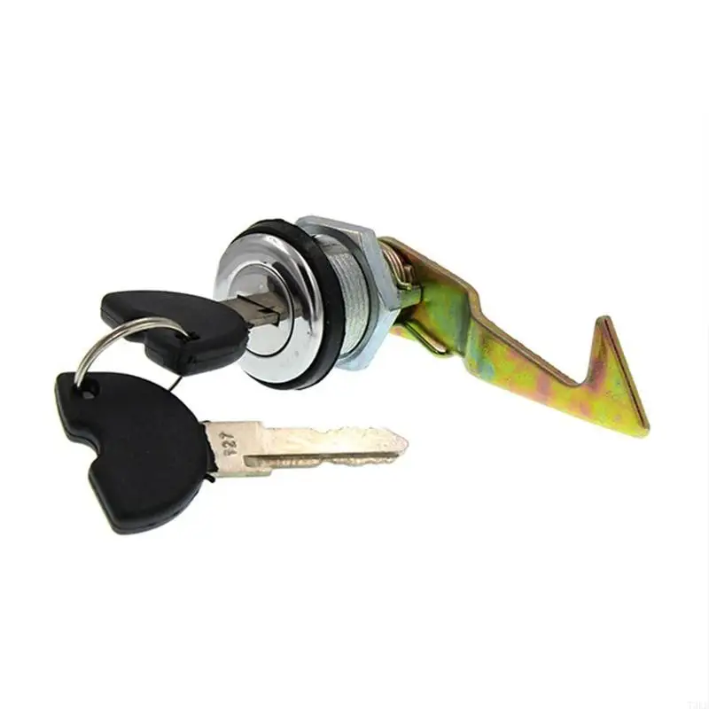 

T3LF 2 Keys+1 Lock Electric Car Scooter Tail Box Trunk Lock for A8 Queen for Turtle Accessories Motorcycle Rear Locks