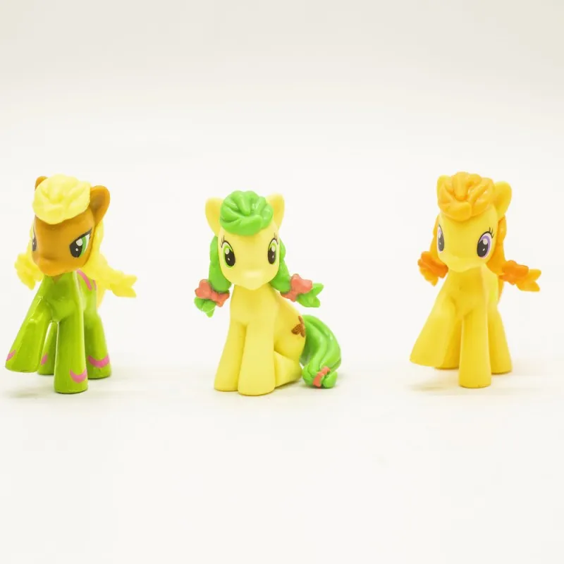 Serie de la amistad de My Little Pony Tales, personajes clásicos Retro, figura de unicornio Pegaso, modelo de muñeca, juguetes de colección de