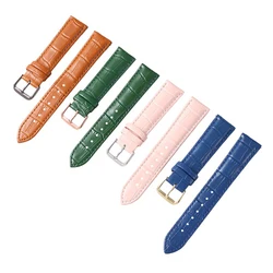 Leather Watchband for Men Women 12mm 13mm 14mm 15mm 16mm17mm 18mm 19mm 20mm 21mm 22mm 24mm Universal Replacement Watch Strap