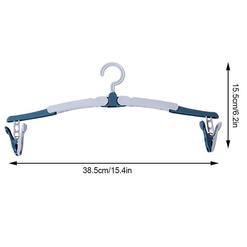 1 Pcs Colorful Travel Hangers Portable Foldable Clothes Hangers Travel Accessories Foldable Baby Clothes Drying Rack