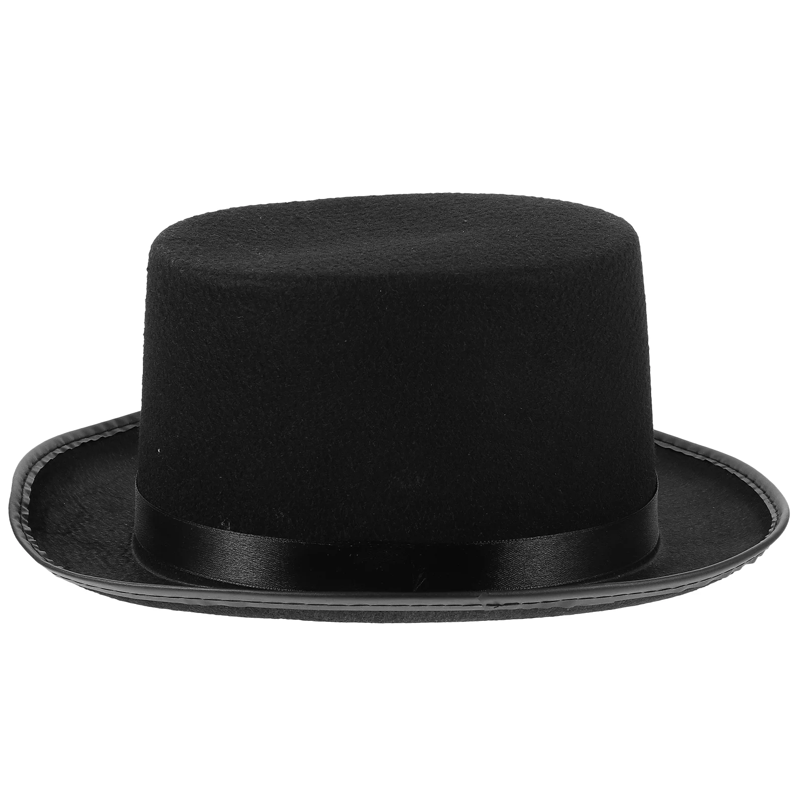 Straw Hat for Men Party Dress Magician Cap Conjuring Performance Creative Decoration Black Caps Props Miss