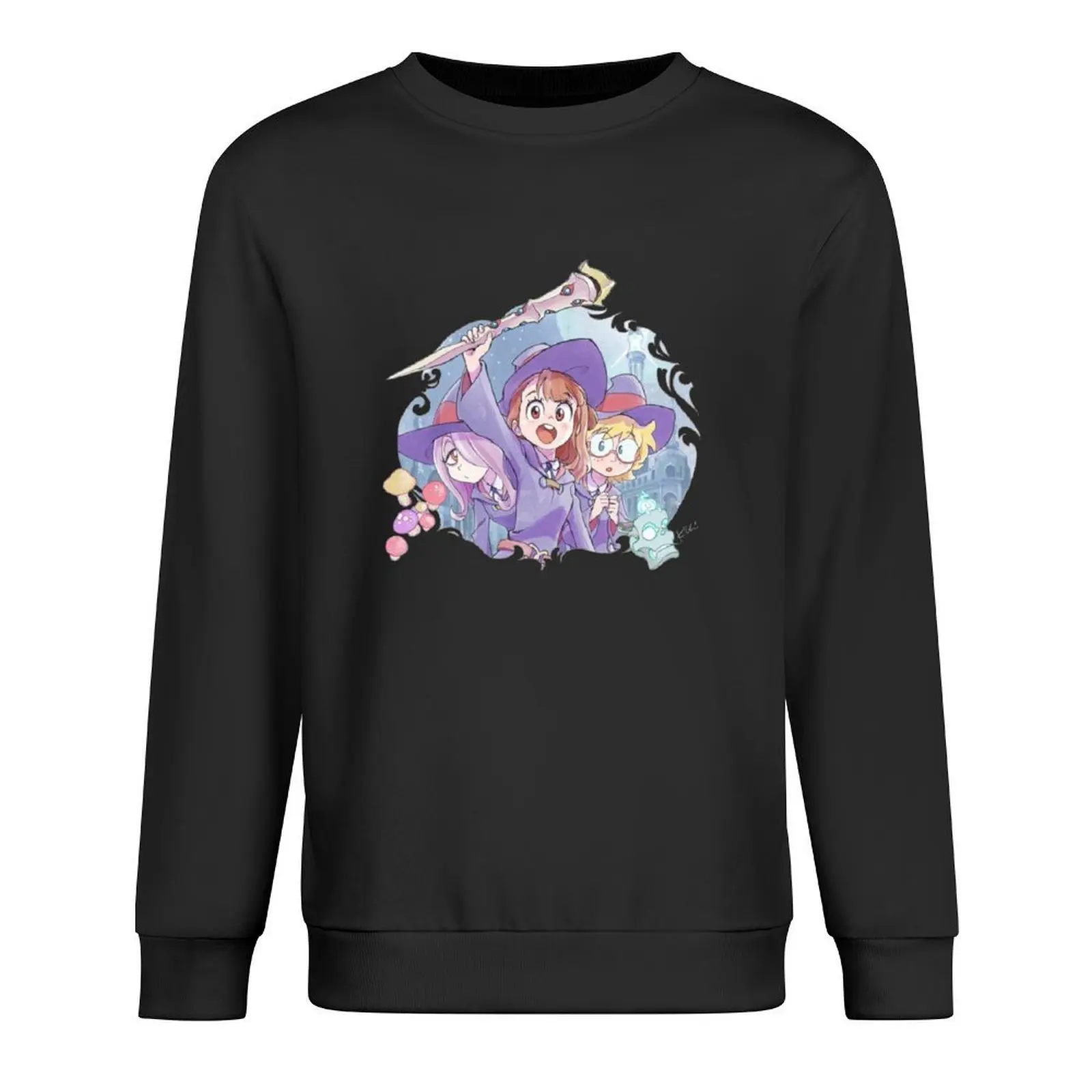 

Atsuko Kagari cute shirt v2 Pullover korean clothes blouse men's sweat-shirt set men's clothes hooded sweatshirts