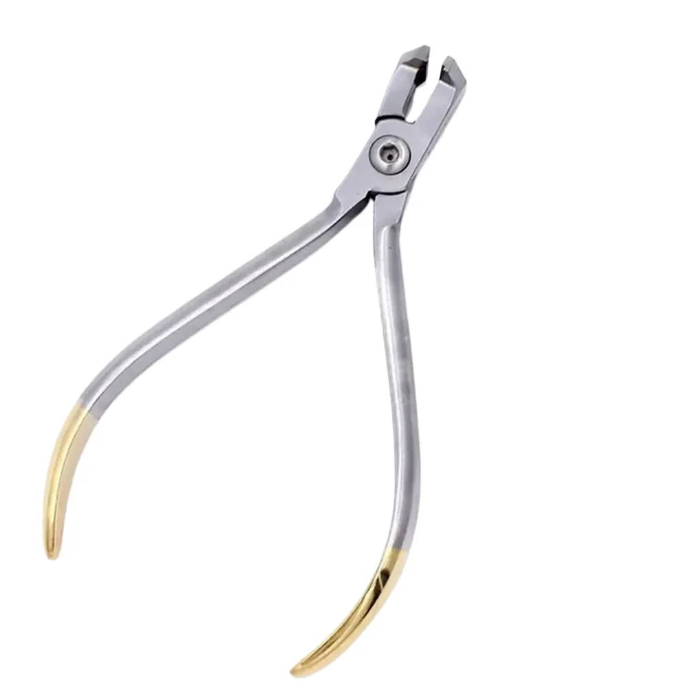 Aço inoxidável arco ortodôntico fio corte fórceps, Dental Distal End Cutter, Dentist Instruments Tools, 1 Pc