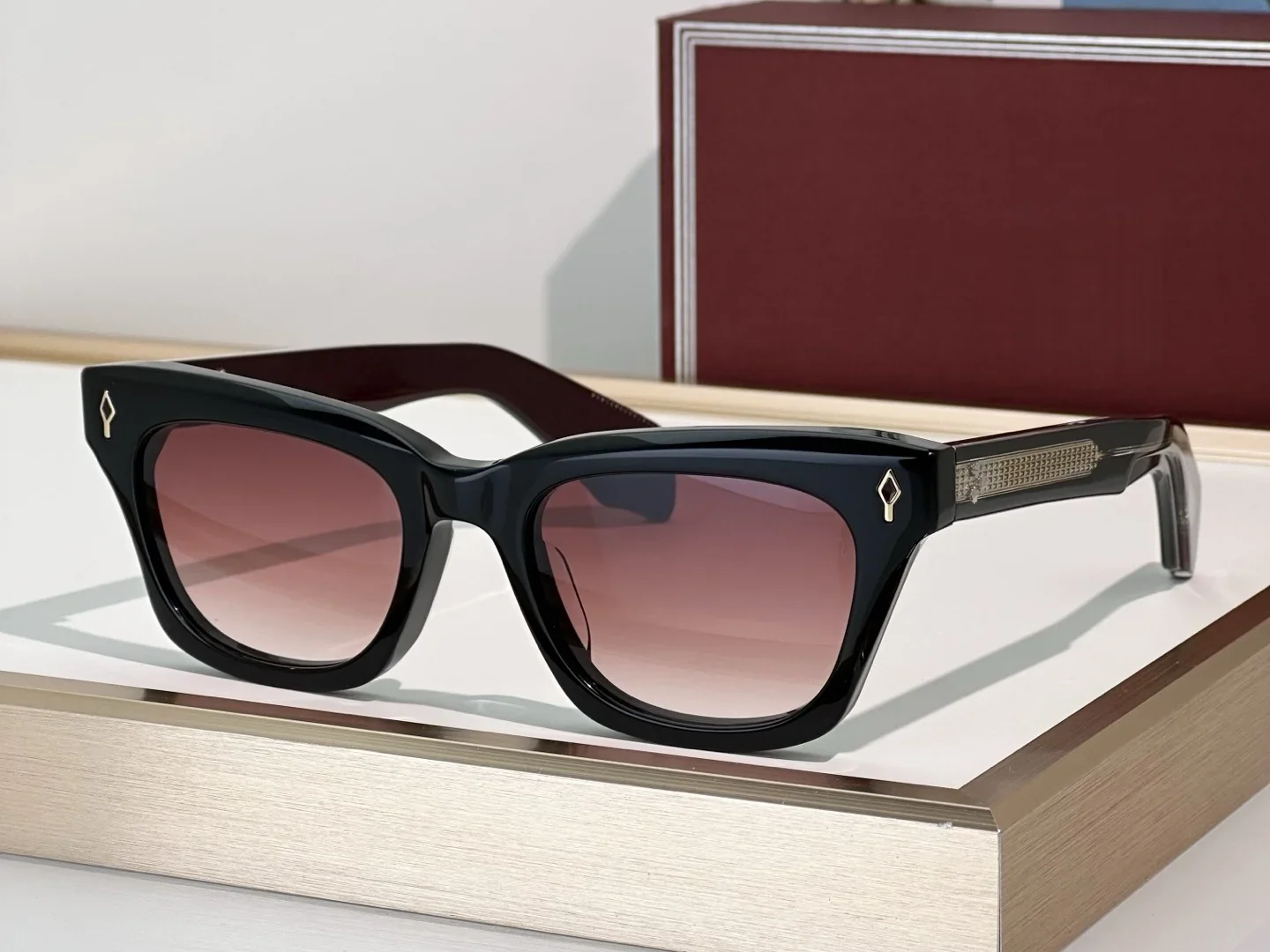 남녀공용 최고급 선글라스 DEALAN 에폭시 사이즈 50 스타일 UV400 레트로 패션 특별 디자인 선글라스 (케이스 포함)