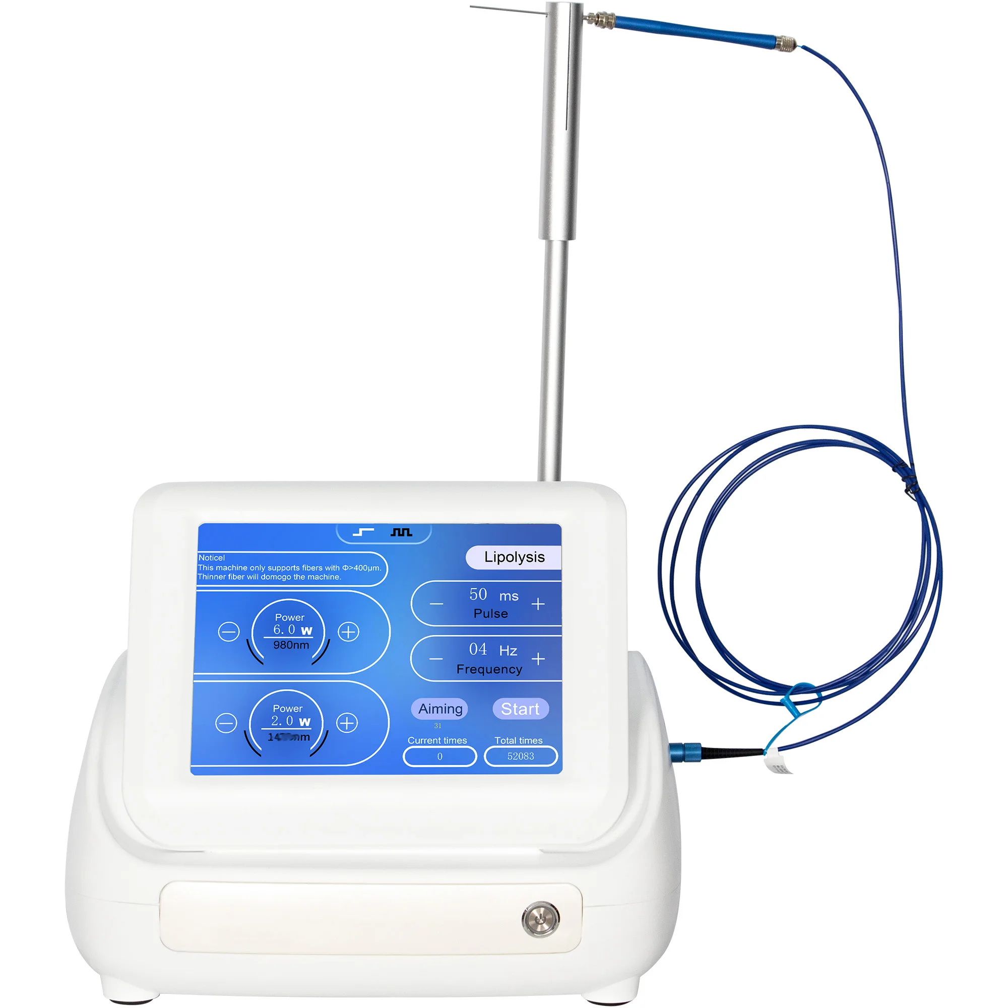 Minimally Invasive Endolaser 980nm Lipo 1470nm 30W 9W Inner Lift Technique Lipolysis Machine Efficient Fat Dissolve Injection