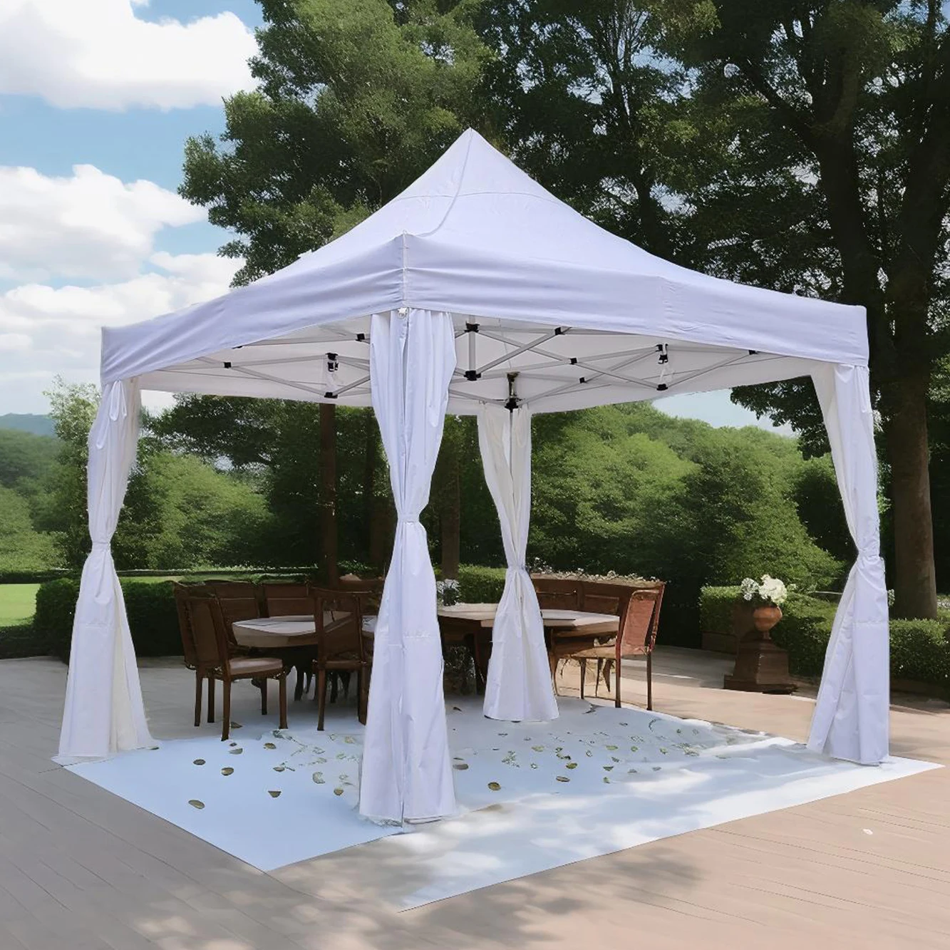 FEAMONT Party Tent clear 10x10 3x3 Aluminium Structure Waterproof Canopy Wedding Tent Pole and Peg Tents for Wedding