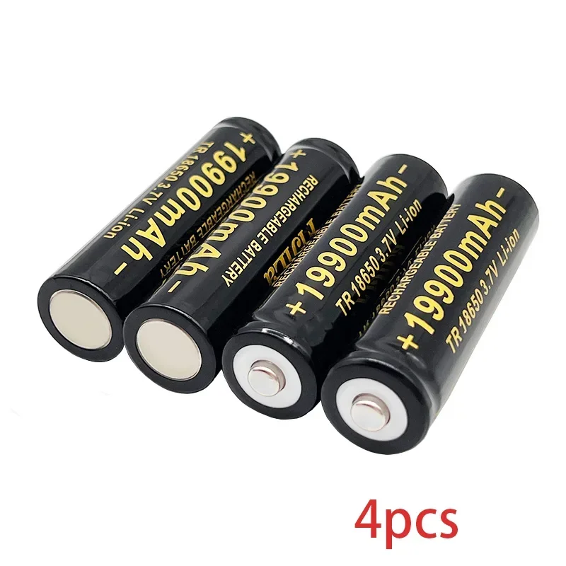 Free Shiping 2024 100% new 3.7V 18650 battery 19900Mah high capacity battery, lithium-ion battery for flashlight batteries