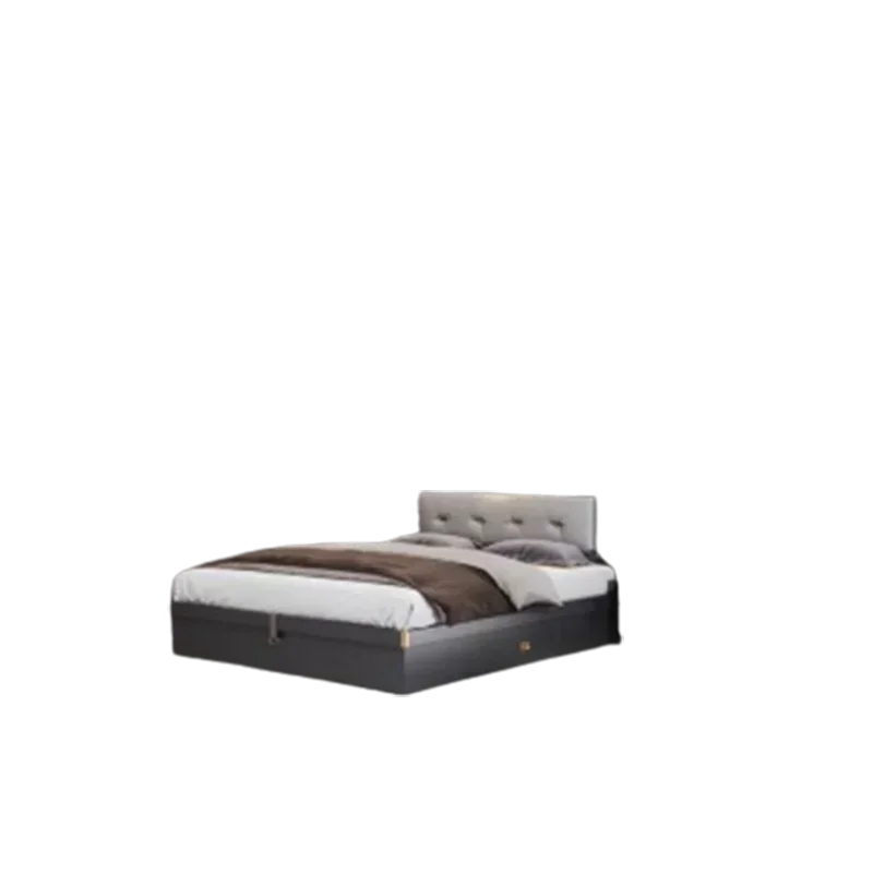 

Minimalist Modern Full Bedroom Set Design Dresser Comfy Storage Double Bedroom Set Elegant Black Letto Matrimoniale Furniture