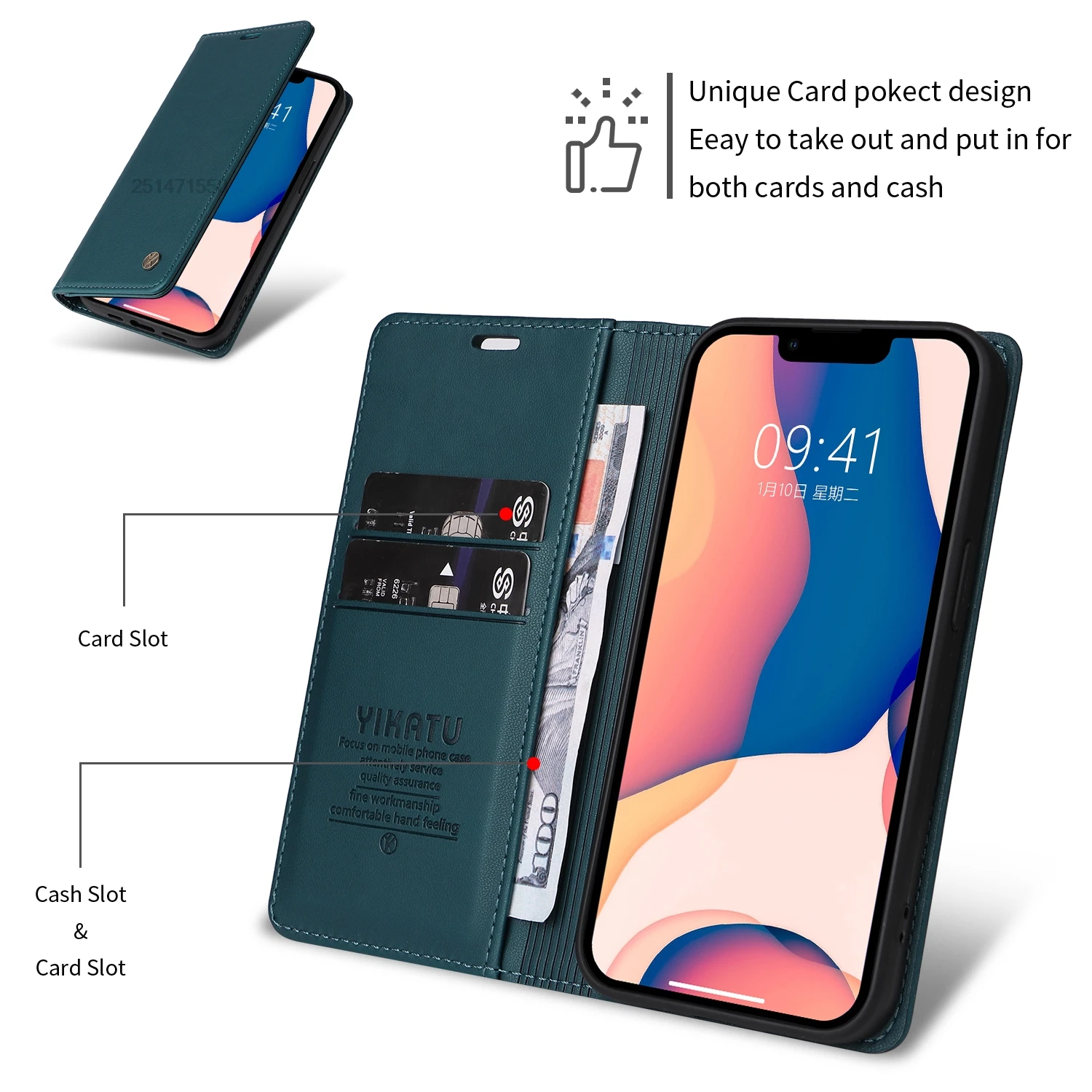 Flip Cover Leather Case For Samsung Galaxy J7 Prime J5 J4 J6 Plus J3 J1 2016 J120 J530 Magnetic Wallet Bags Phone Case Card Slot view 3