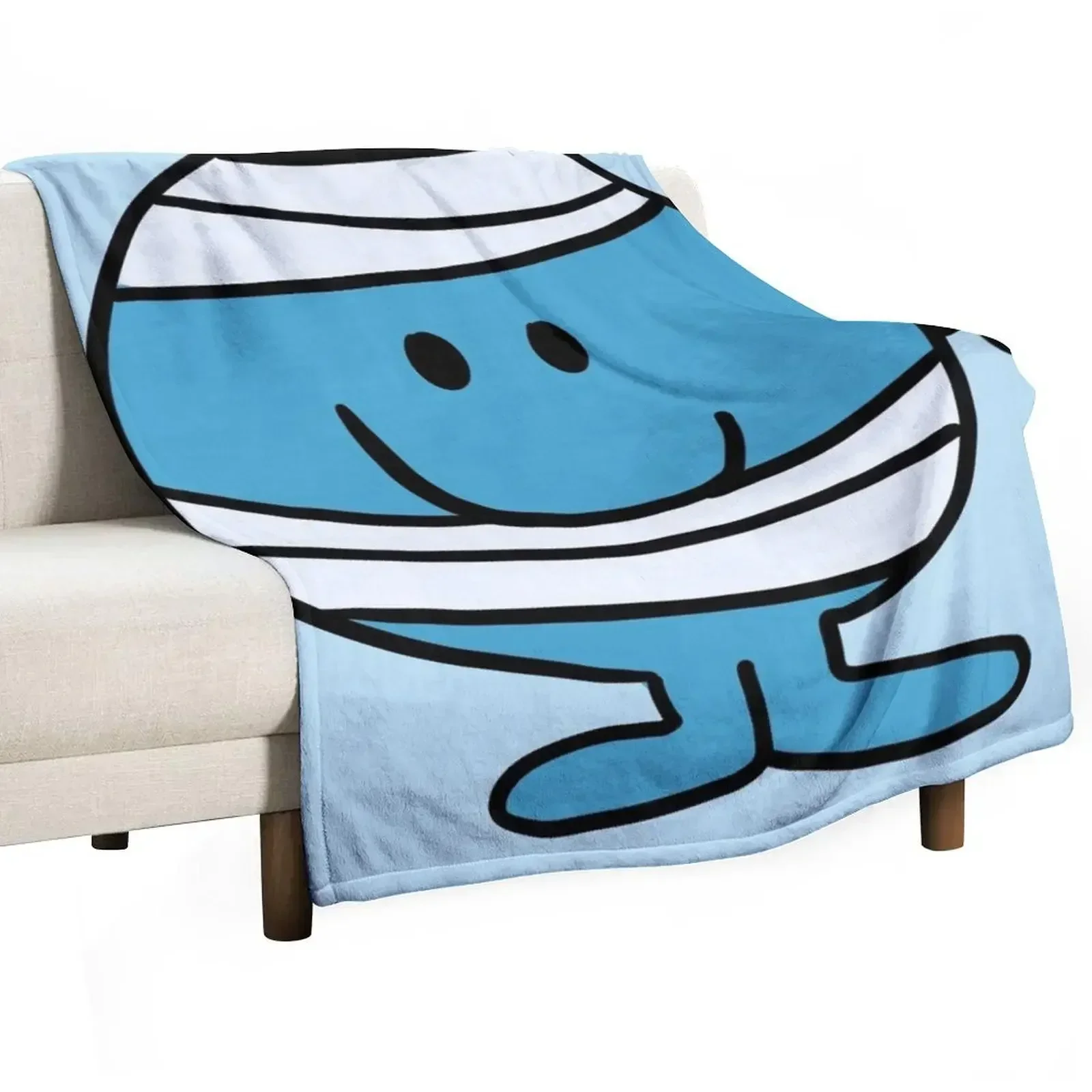 Little Mr Bumps Throw Blanket Personalized Gift wednesday blankets and throws Shaggy Custom Winter beds Blankets