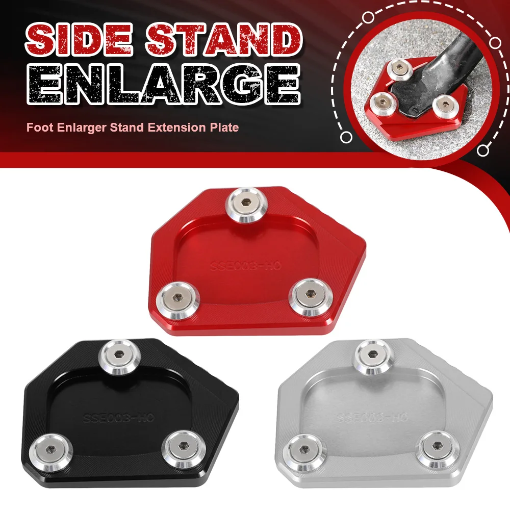 FOR Honda NC 750 X/DCT NC750S DCT NC 700S X CBR600RR NX SLR 650 Dominator CB500X Side Stand Enlarger Kickstand Enlarge Plate Pad