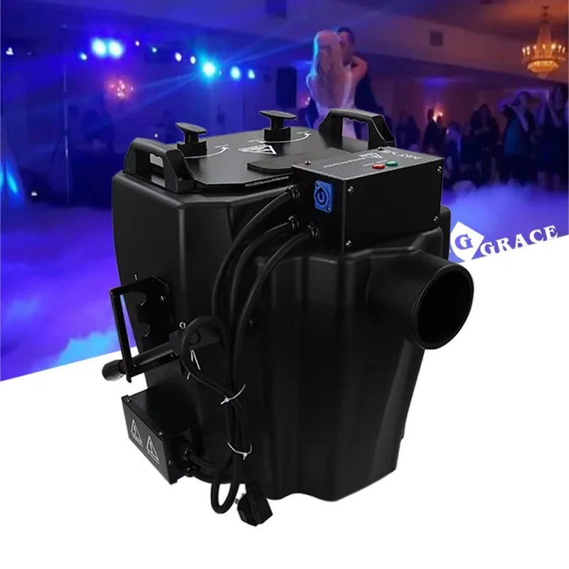 6000W Dry Ice Fog Machine Low Lying Smoke Effect for Events and Shows