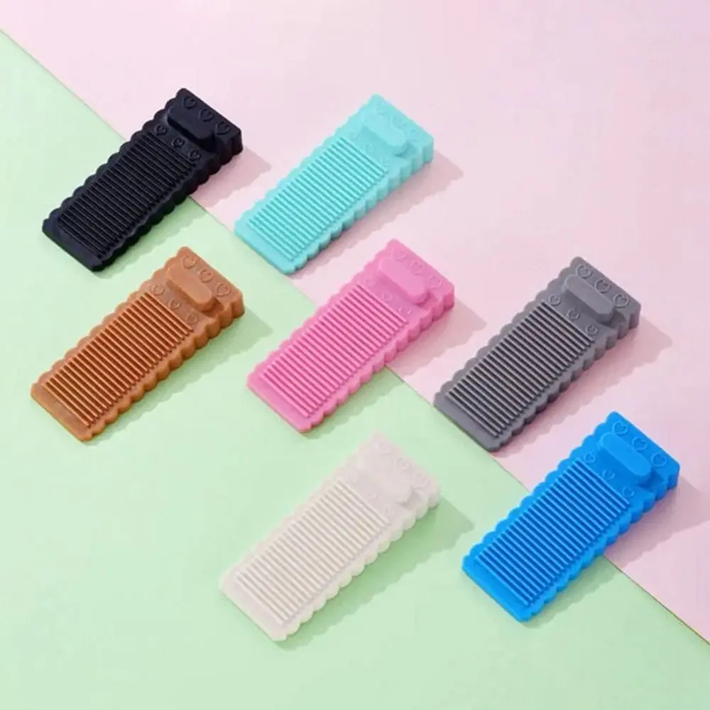 Creative PVC Door Stopper Wedge Wall Protectors Floor Holder Anti Collision Safety Doorstop Home