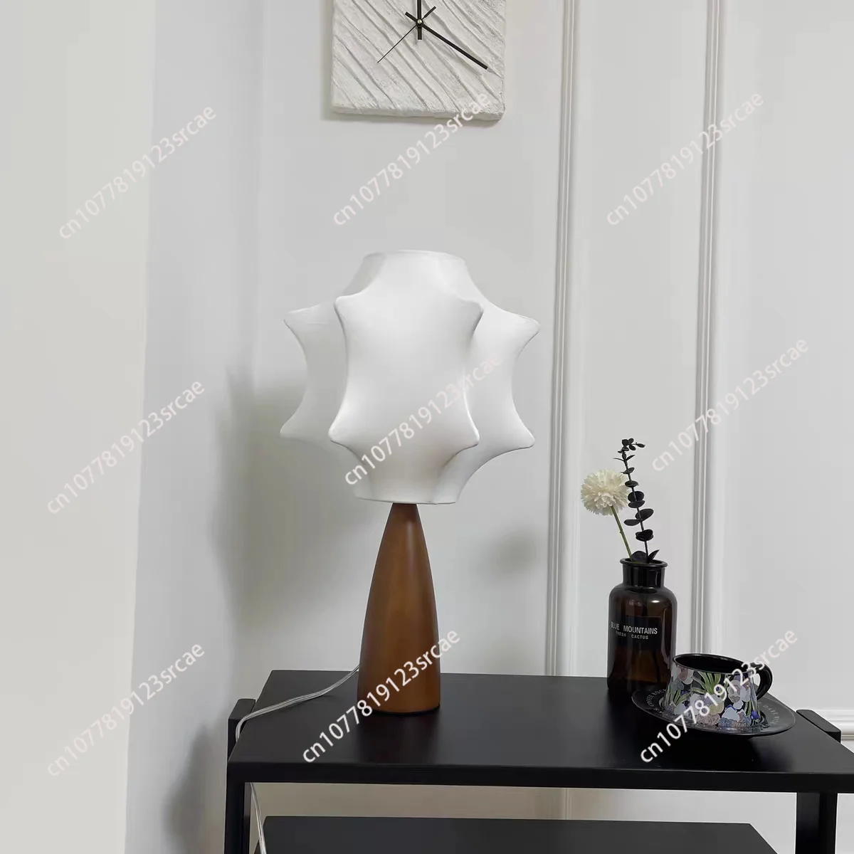 New silk floor lamp living room bedroom bedside table lamp modern simple light luxury high-end table lamp