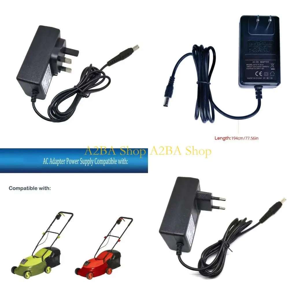 

A2BA Heavy Duty Power Adapter for SunJoe MJ401CXR Electric Lawn Mower Power