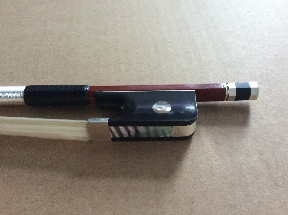 

1st grade 4/4 Cello Bow Selected pernambu Pure Silver mounted ebony frog
