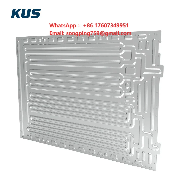 KUS Custom Battery Cooling Plate Aluminum Alloy Liquid Flow Channels for Electric Car Vehicle Thermal Management Systems 1 Year