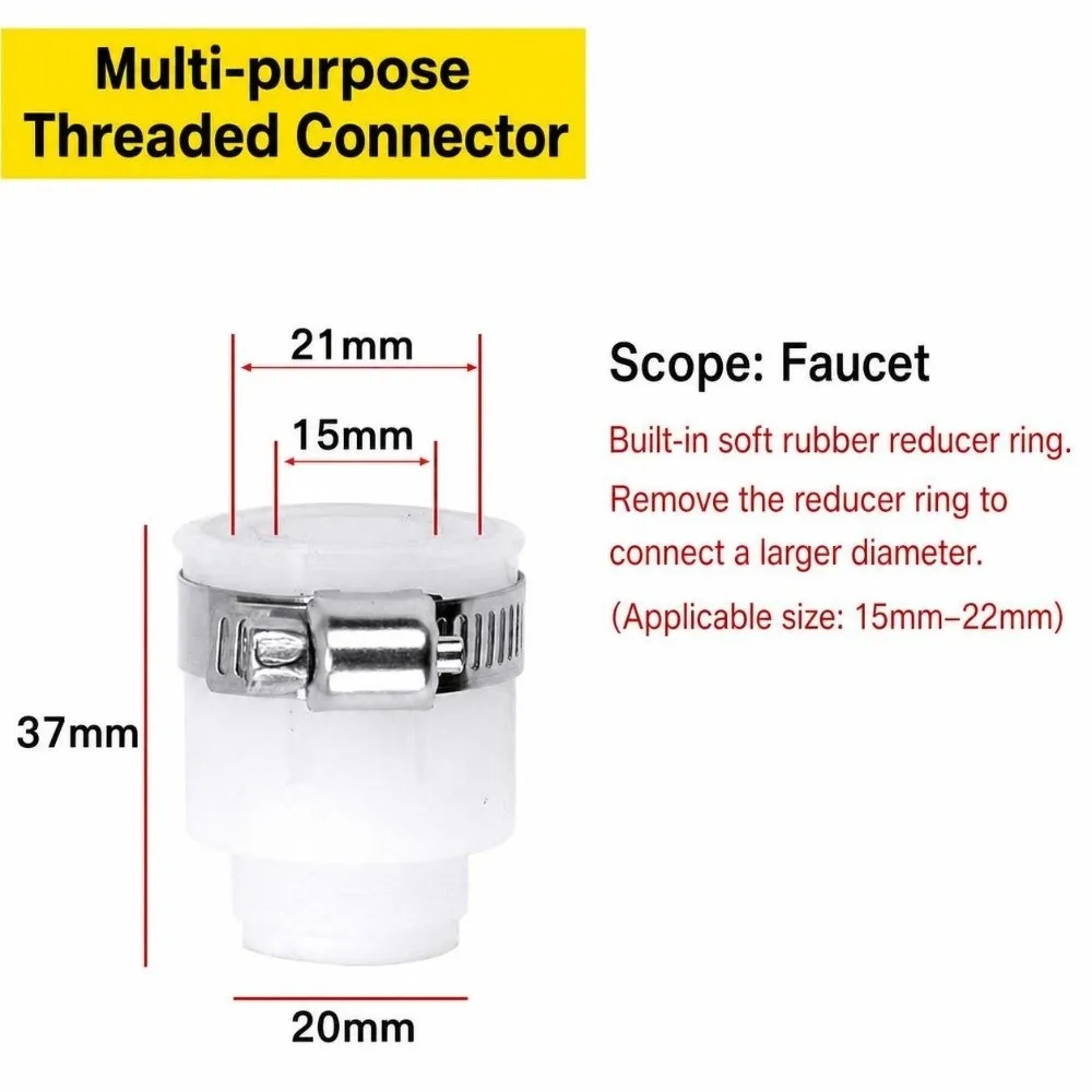 7 Spraying Functions Garden Watering Hose Rubber Durable Materials High Pressure Water Sprayer Lightweight Car Wash Sprayer