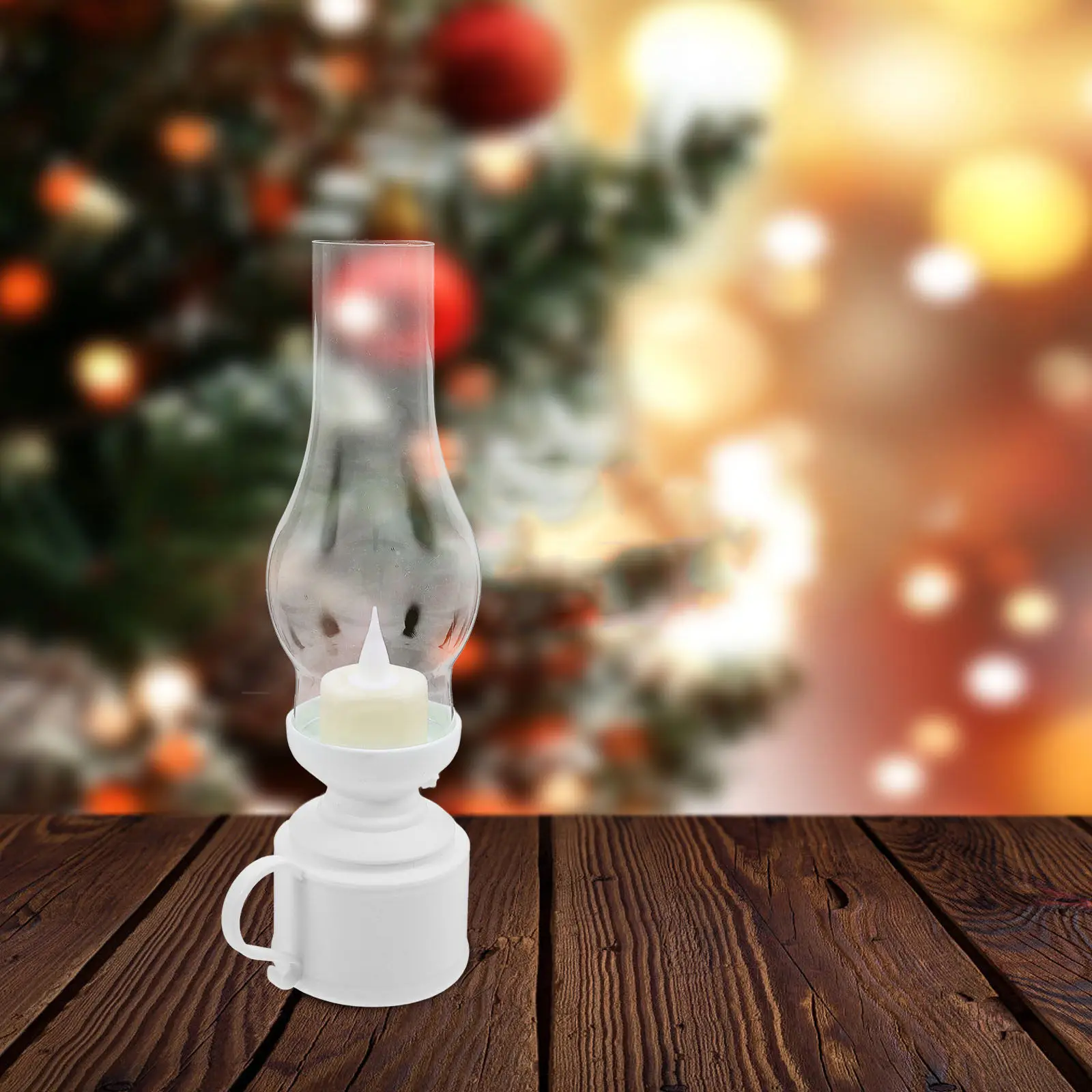 Vintage LED Lamp Electronic Flameless Lamp Home Decoration Table Party Light Retro Lantern Lanterns