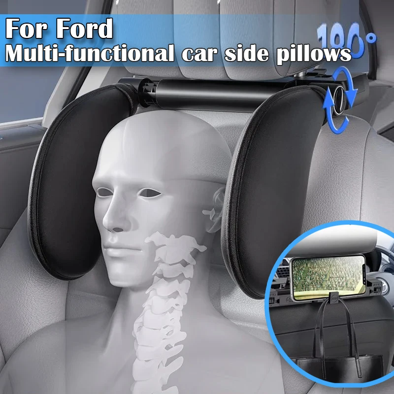 

Car Headrest Pillow Neck Support Pillow 180° Adjustable For Ford Explorer 5 2011-2016 2017 2018 2020 2021 2022 2023 2024 2025