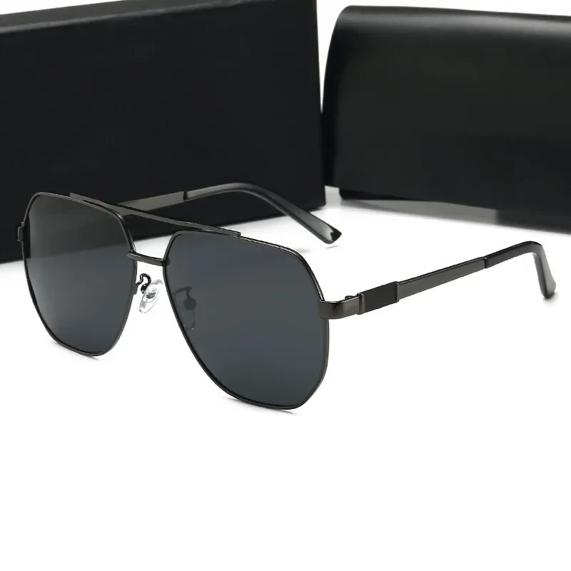 

2025 Majia New Sunglasses Men's Polarized Sunglasses Large Frame Fashion Trend Sunglasses