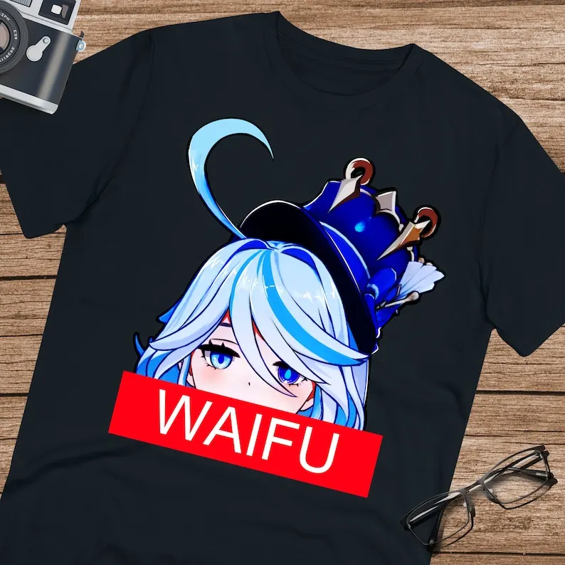 Furina Waifu Genshin Impact Shirt Fan Unisex Ultra Cotton Tee