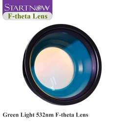 Startnow F-theta Scan Lens 532nm Green Light Laser Marking Machine Galvo System M85 Thread Scan Field 70x70mm Optical Scan Lens